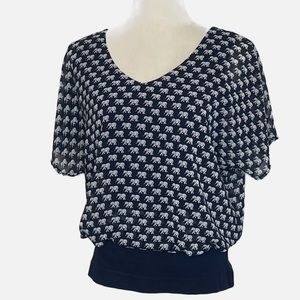 Cabi Elephant Parade Blouse #5345 (S)